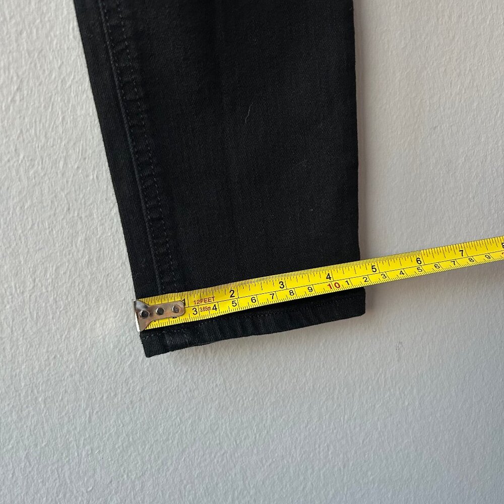 Rag & Bone Nina Skinny Jeans Women 24 Black High Rise - Picture 10 of 11